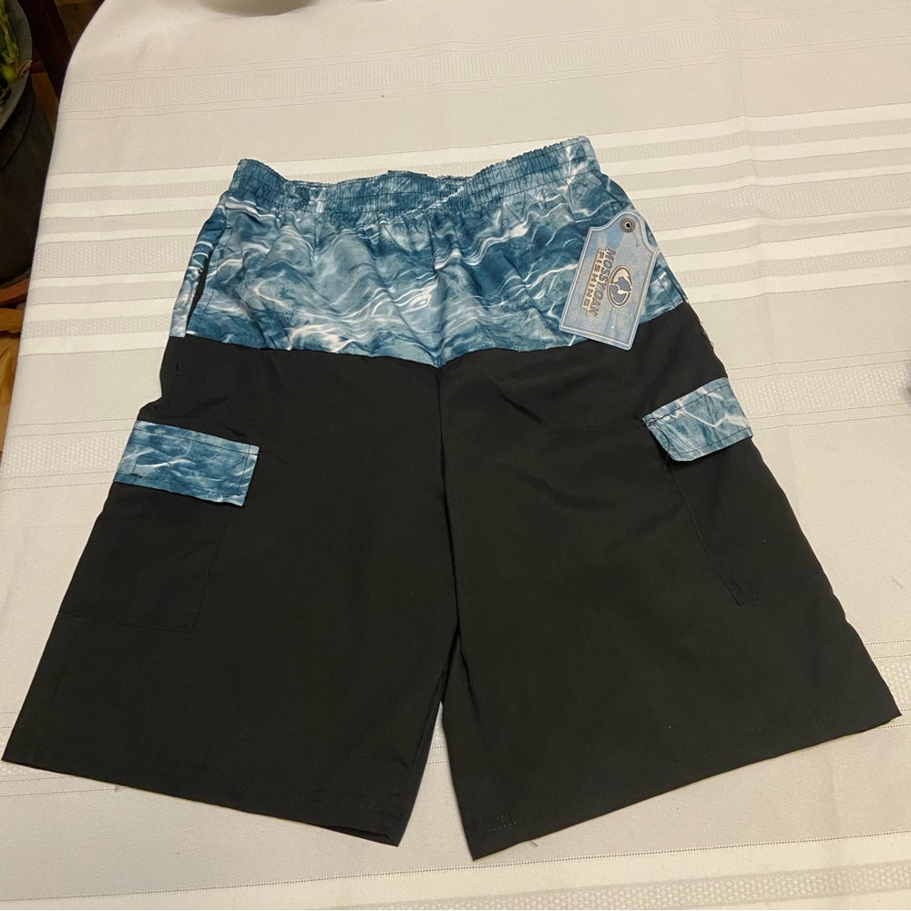 Boys Mossy Oak Swim Shorts Mesh Lining- New With Tags! Size 10/12